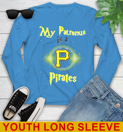 MLB Baseball Harry Potter My Patronus Is A Pittsburgh Pirates Youth Long Sleeve 9 MLB Baseball Harry Potter My Patronus Is A Pittsburgh Pirates Youth Long Sleeve - Image 9