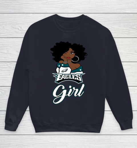 Philadelphia Eagles Girl NFL Youth Sweatshirt 3