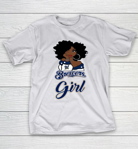 Milwaukee Brewerss Girl MLB T-Shirt 12