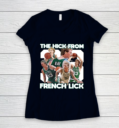 33 The Hick From French Lick Women's V-Neck T-Shirt 2