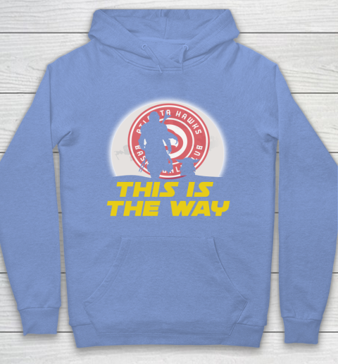 Atlanta Hawks NBA Basketball Star Wars Yoda And Mandalorian This Is The Way Hoodie 9 Atlanta Hawks NBA Basketball Star Wars Yoda And Mandalorian This Is The Way Hoodie - Image 9