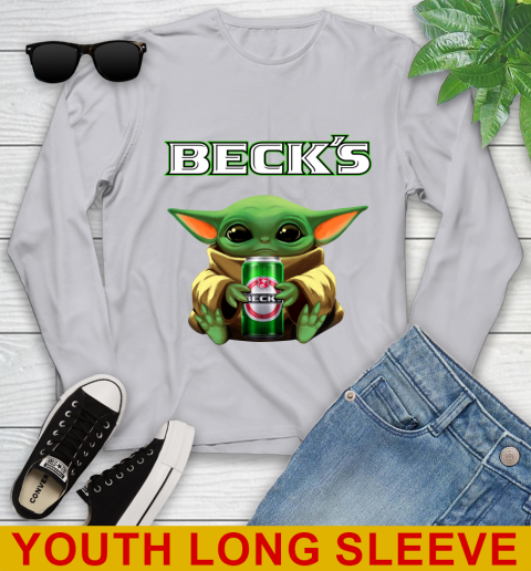 Star Wars Baby Yoda Hugs Beck's Beer Shirt 127