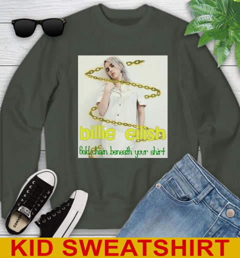 Billie Eilish Gold Chain Beneath Your Shirt 121