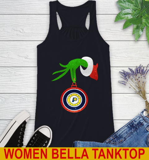 Indiana Pacers Grinch Merry Christmas NBA Basketball Racerback Tank 10
