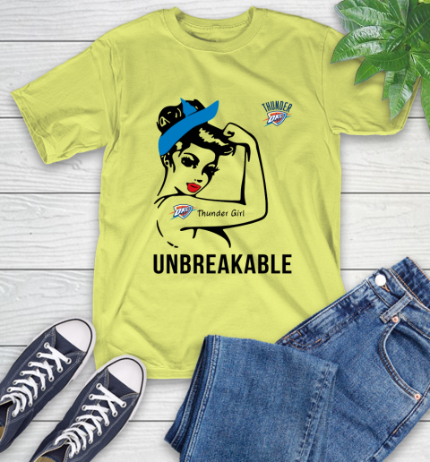 NBA Oklahoma City Thunder Girl Unbreakable Basketball Sports T-Shirt 8
