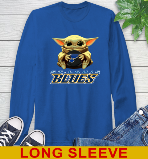 NHL Hockey St.Louis Blues Star Wars Baby Yoda Shirt 66