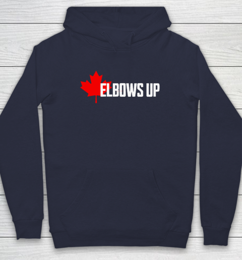 Elbows Up Canada True North Strong and Free Proud Canadian Hoodie 2