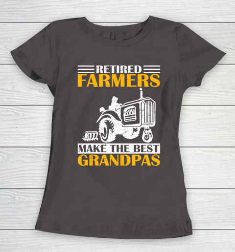 GrandFather gift shirt Retired Farmer Tractor Make The Best Grandpa Retirement Gift T Shirt Women's T-Shirt 7