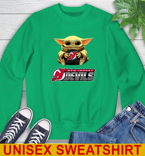 NHL Hockey New Jersey Devils Star Wars Baby Yoda Shirt 30