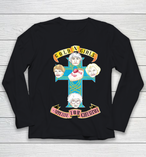 Golden Girls Appetite for Cheesecake Youth Long Sleeve