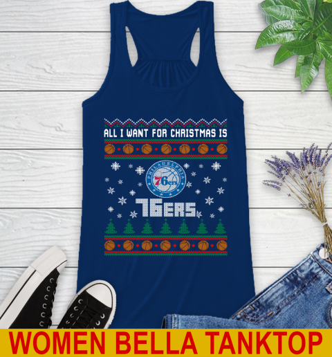 NBA All I Want For Christmas Is Philadelphia 76ers Basketball Sports 43