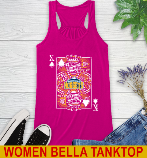 Denver Nuggets NBA Basketball The King Of Spades Death Cards Shirt Racerback Tank 6