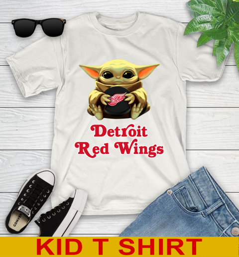 NHL Hockey Detroit Red Wings Star Wars Baby Yoda Shirt 101