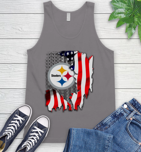 Pittsburgh Steelers NFL Football American Flag Tank Top 7 Pittsburgh Steelers NFL Football American Flag Tank Top - Image 7