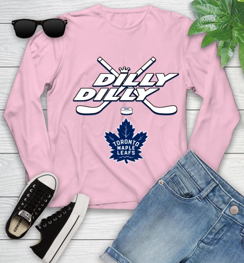 NHL Toronto Maple Leafs Dilly Dilly Hockey Sports Youth Long Sleeve 10