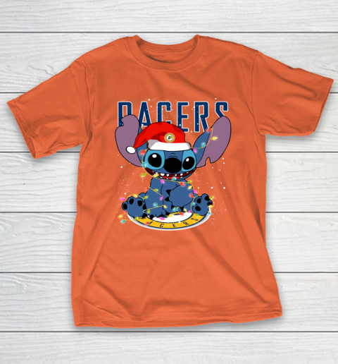 Indiana Pacers NBA noel stitch Basketball Christmas T-Shirt 3