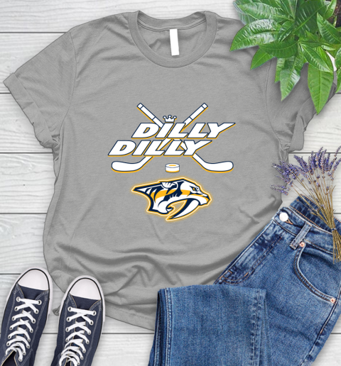 NHL Nashville Predators Dilly Dilly Hockey Sports Women's T-Shirt 10