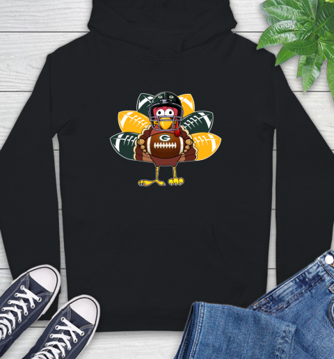 Green Bay Packers Turkey Thanksgiving Day Hoodie 2