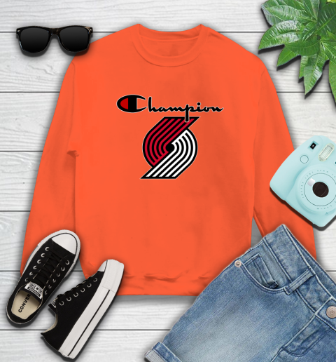 NBA Basketball Portland Trail Blazers Champion Shirt Sweatshirt 2