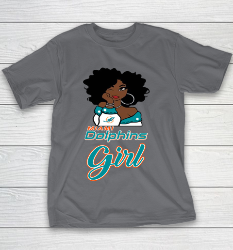 Miami Dolphins Girl NFL Youth T-Shirt 8