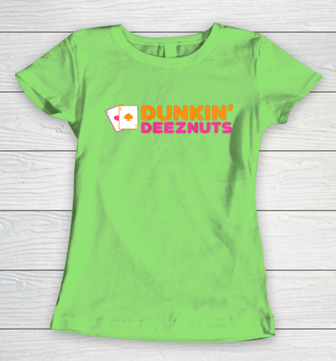 Dunkin Deez Nuts Pocket Aces Women's T-Shirt 5