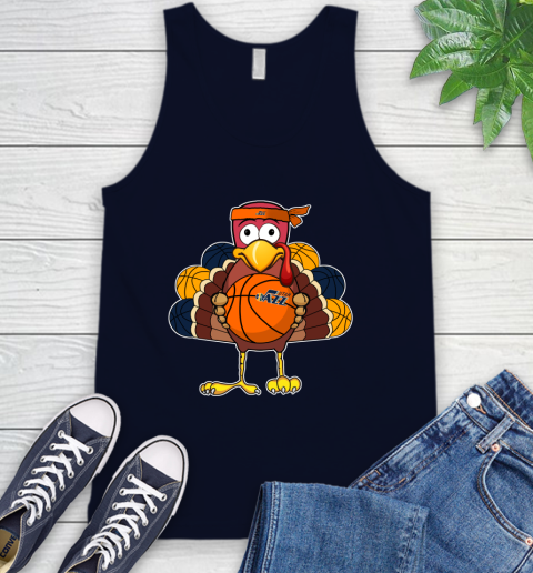 Utah Jazz Turkey thanksgiving day Tank Top 3