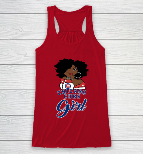 Chicago Cubs Girl MLB Racerback Tank 5