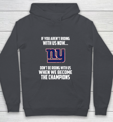 NFL New York Giants Football We Become The Champions Youth Hoodie 5