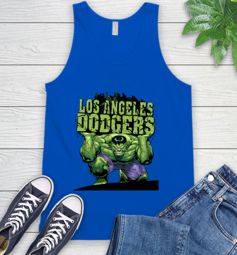 Los Angeles Dodgers MLB Baseball Incredible Hulk Marvel Avengers Sports Tank Top 5