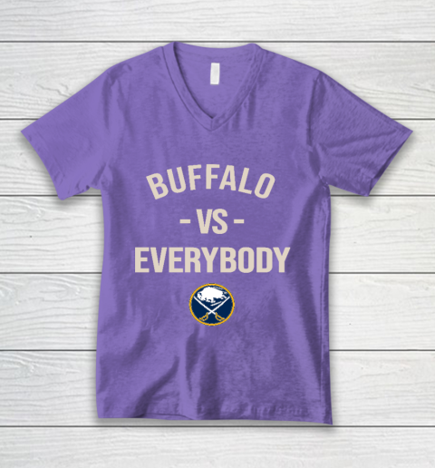 Buffalo Sabres Vs Everybody V-Neck T-Shirt 8