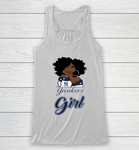 New York Yankeess Girl MLB Racerback Tank 2