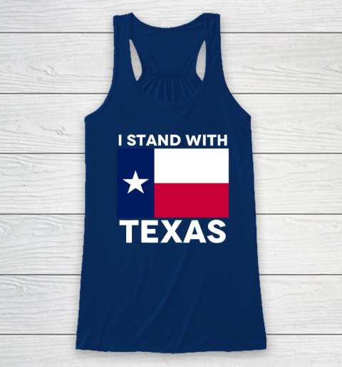 I Stand With Texas Racerback Tank 4