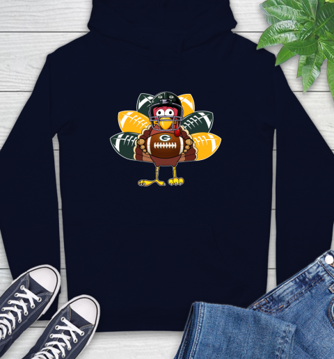Green Bay Packers Turkey Thanksgiving Day Hoodie 4