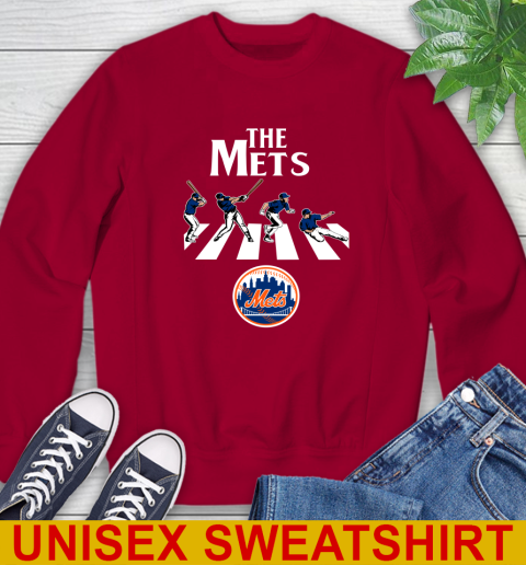 MLB Baseball New York Mets The Beatles Rock Band Shirt Sweatshirt 9