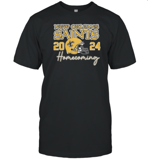 New Orleans Saints Football Homecoming 2024 helmet T-Shirt