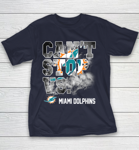 NFL Miami Dolphins Can't Stop Vs Youth T-Shirt 2