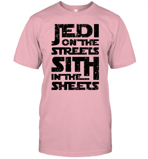 ffyz jedi on the streets sith in the sheets star wars shirts jersey t shirt 60 front pink