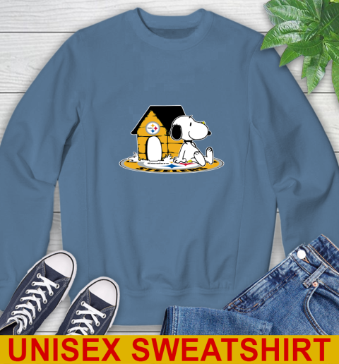 NFL Football Pittsburgh Steelers Snoopy The Peanuts Movie Shirt Sweatshirt 8
