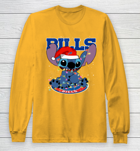 Buffalo Bills NFL Football noel stitch Christmas Long Sleeve T-Shirt 2