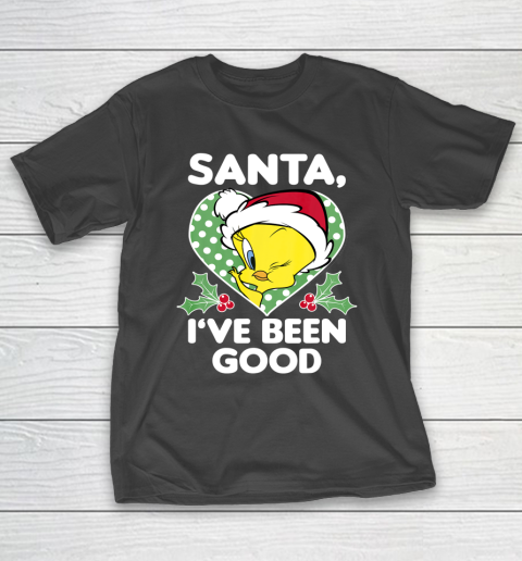 Looney Tunes Christmas Tweety Bird Santa I ve Been Good T-Shirt
