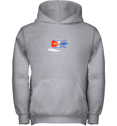 7fzn vintage baseball cuba flag shirt cuban pride youth hoodie 43 front sport grey