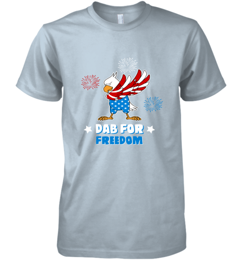 Bald Eagle American Dab For Freedom 4th Of July Premium Men's T-Shirt
