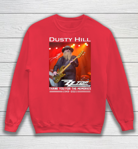Dusty Hill Thank You For Memories Sweatshirt 7