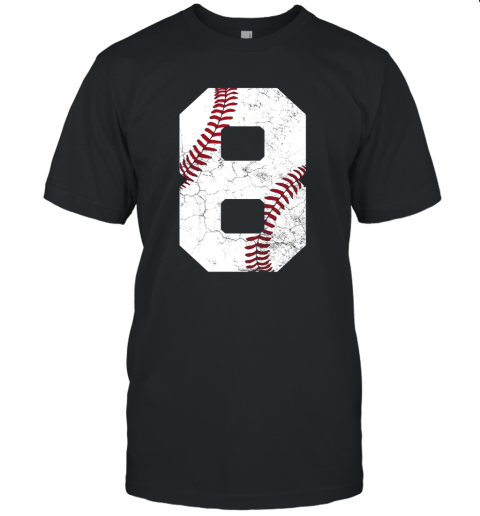 Kids 8th Birthday Shirt Baseball Boys Kids Eight 8 Eighth Gift Unisex Jersey Tee