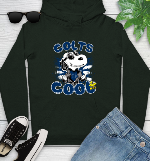NFL Football Indianapolis Colts Cool Snoopy Shirt Youth Hoodie - Image 13
