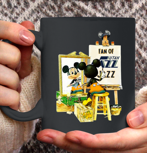 NBA Basketball Utah Jazz Mickey Drawing Shirt 136