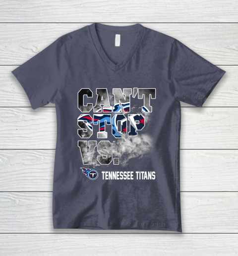 NFL Tennessee Titans Can't Stop Vs V-Neck T-Shirt 7