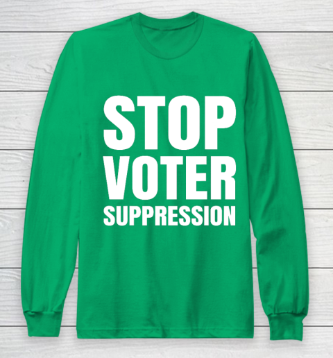 Black Voters Matter Protect The Vote Stop Voter Suppression Long Sleeve T-Shirt 4
