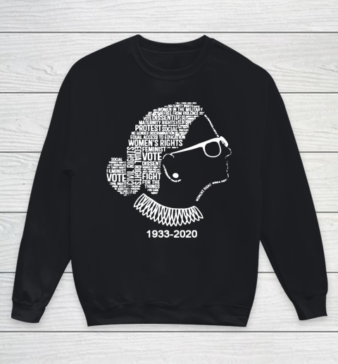 Notorious RBG 1933  2020 Shirt Ruth Bader Ginsburg RIP Youth Sweatshirt