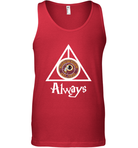 Always Love The Washington Redskins x Harry Potter Mashup NFL kg6t always love the washington redskins x harry potter unisex tank 17 front red